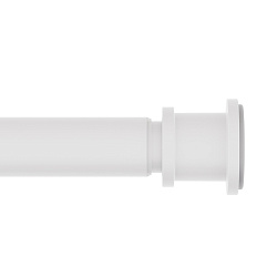 Карниз для ванной комнаты, 110-200 см, белый матовый, Elegante, IDDIS, RSW0120i14