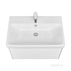 Тумба-умывальник Асти 70 белый/ясень шимо (Адриана 70)