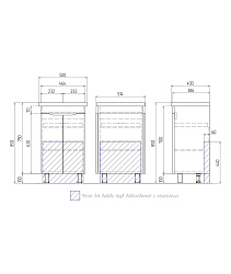 Тумба Grani 500-2-0 (Фостер 50)