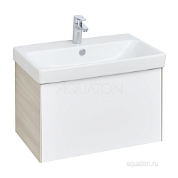 Тумба-умывальник Асти 70 белый/ясень шимо (Адриана 70)