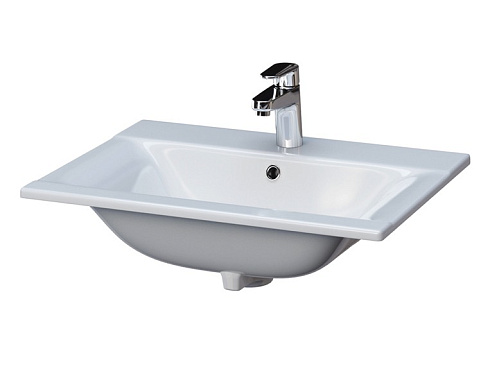 Раковина встраиваемая: Ontario 60, 1 отв., белый