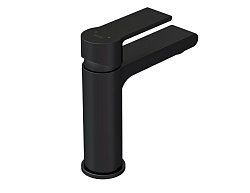 Смеситель для раковины BRASKO BLACK однорычажный, черный клик клак