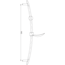Душевая стойка без лейки и шланга HB8002