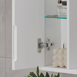 Зеркало-шкаф Lake 70 левое (белый)