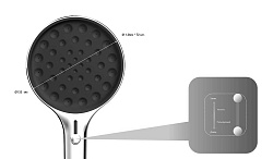 Ручной душ с шлангом Inspire VSHN-3I2HGM, вороненая сталь, , шт