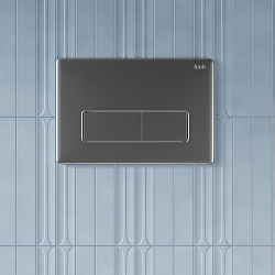 ВЫВОД Клавиша смыва, пневматическая, матовый хром, Profix Air, IDDIS, PRA80M0i77