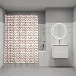 Штора для ванной, 200x180 см, Полиэстер, IDDIS, BR03P18i11