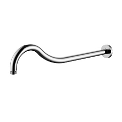 Держатель для лейки верхнего душа, настенный 46 см, латунь/хром, LM4887C