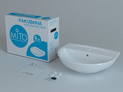Раковина Cersanit MITO RED 55 B белая S-UM-MIR55/1-w *