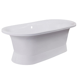 Edelweiss ванна /Nova Gel/белая/черные ножки(170см*78см*75см) Ванны/AQUA DE MARCO