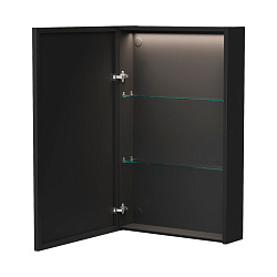 Шкаф зеркальный универсальный Strong 50.1D, дуб черный