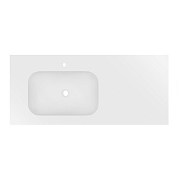 Раковина Elise VCB-4EL120MW-L, Corian левая, цвет белый матовый, , шт