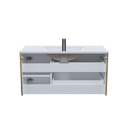 Тумба с умывальником, подвесная, 100 см, дуб светлый, Bild, IDDIS, BIL10V0i95K подходит умыв. 013100