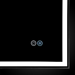 Зеркало LED VLM-3VN120 1200х800 c сенсорным выключателем и диммером, , шт