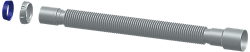 D125 ГИБКОЕ СОЕДИНЕНИЕ1200мм д.40хд.40/50  С ГАЙКОЙ 1 1/2