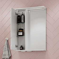 Зеркало-шкаф Adel 50 левый (белый)