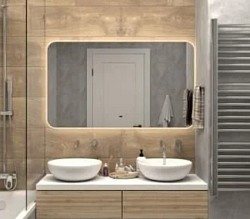 Зеркало "Burzhe Led" 1000х1000, холодная подсветка