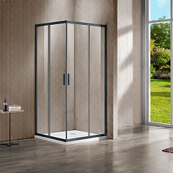 Душевой уголок Garda VSS-1G1012CLGM, 1200*1000, вороненая сталь, стекло прозрачное, , шт