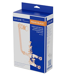 Сифон для ванны Prime Black универсальный клик-клак