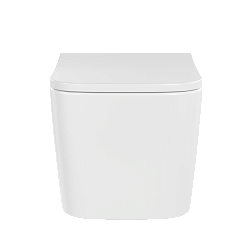Metropole Square QuantumFlush, 56 cm, без биде, без Vitra Clean, белый, с сиденьем, 7906B003-6430