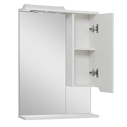 Зеркальный шкаф/прав/с/с/белый(55см) Viktoria/AQUA DE MARCO