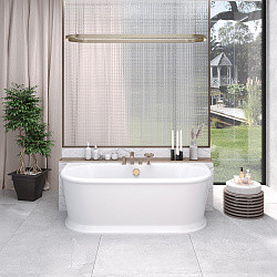 Nestor ванна /Nova Gel/белая(177см*80см*52см) Ванны/AQUA DE MARCO