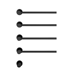 Полотенцесушитель электрический Vincea VTD-2H1MB, черный, таймер, , шт