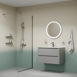 Смеситель для умывальника, глянцевый хром, Ever, IDDIS, EVESB00i01