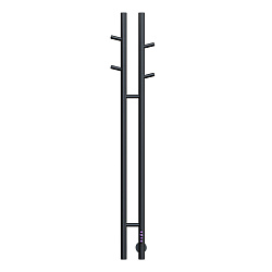 Полотенцесушитель электрический Vincea VTD-1D2BE 25х130, черный, таймер, , шт