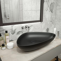 Corpa Nera Paganini/Паганини  60 раковина накладная, черный матовый