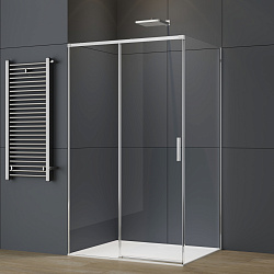 Душевой уголок Soft 2 VSR-3SO28014CL, 1400*800, хром, стекло прозрачное, , шт