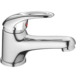 Смеситель для раковины, латунь, хром HB1003