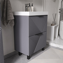 Тумба напольная Geometry 60.2Y графит (9696-60v)