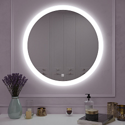 Зеркало/LED-подсветка (77см)/сенсор. выключатель Rio/AQUA DE MARCO