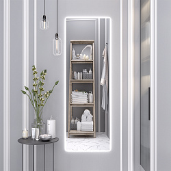 Зеркало/LED-подсветка (50см*150см) сенсор.выключатель Sirius/AQUA DE MARCO