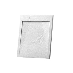 Поддон для душа из искусственного камня VST-4SRL9090W, 900*900*25, белый матовый, , шт