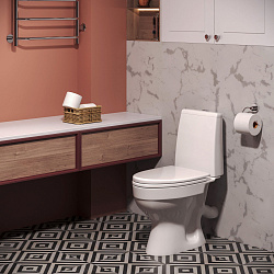 Aringa Сиена Унитаз-компакт, двухрежимная арматура, сиденье полипропилен с микролифтом, белый