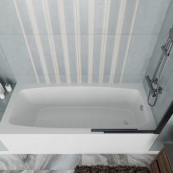 Ванна акриловая Vincea VBT-2S180-LG с ножками 1800*800*430, пристенная, цвет белый, , шт