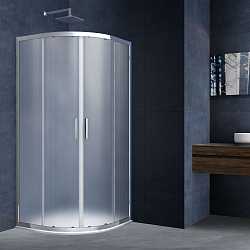 Душевой уголок Alpha VSQ-3AL800MT, 800*800, хром, стекло текстурное, , шт