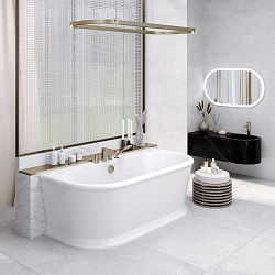 Corsica ванна /Nova Gel /белая(168см*80,7см*56см) Ванны/AQUA DE MARCO