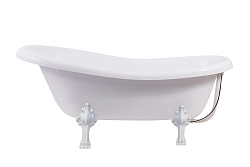 Crete ванна /Nova Gel/белая/хром полотенцедержатель(179см*79см*63,5см) Ванны/AQUA DE MARCO