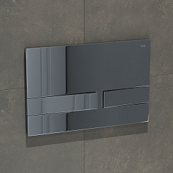 Клавиша смыва, универсальная, хром, Unifix, IDDIS, UNI06CHi77