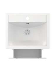 Тумба подвесная CITY 50 /1 ящ/раковина Фостер (50см)/AQUA DE MARCO