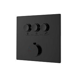 Встраиваемый смеситель для душа VSCV-431MB трехфункциональный, черный, , шт