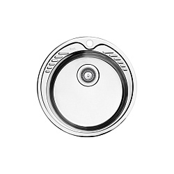 Мойка с сифоном арт. S11UPS0i84, нерж. cталь, шелк, D490, Suno S, IDDIS, SUN49S0i77S