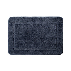 Коврик для ванной комнаты, 65х45, микрофибра, синий, IDDIS, PSQS05Mi12