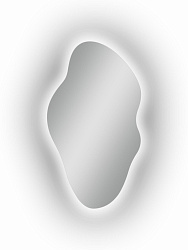 Зеркало Phantom 600х1100 реверсивное, фигурное с интерьерной подсветкой, ЗЛП4819