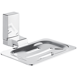 Мыльница металлическая, хром HB8802-1