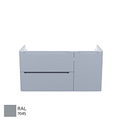 ВЫВОД Тумба подвесная, 100 см, светло-серый, Edifice, IDDIS, EDI10L0i95 подходит умыв. 0101000i28