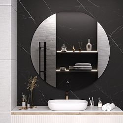 Зеркало/LED-подсветка/круглое (140см)/сенсор.выключатель Milan/AQUA DE MARCO